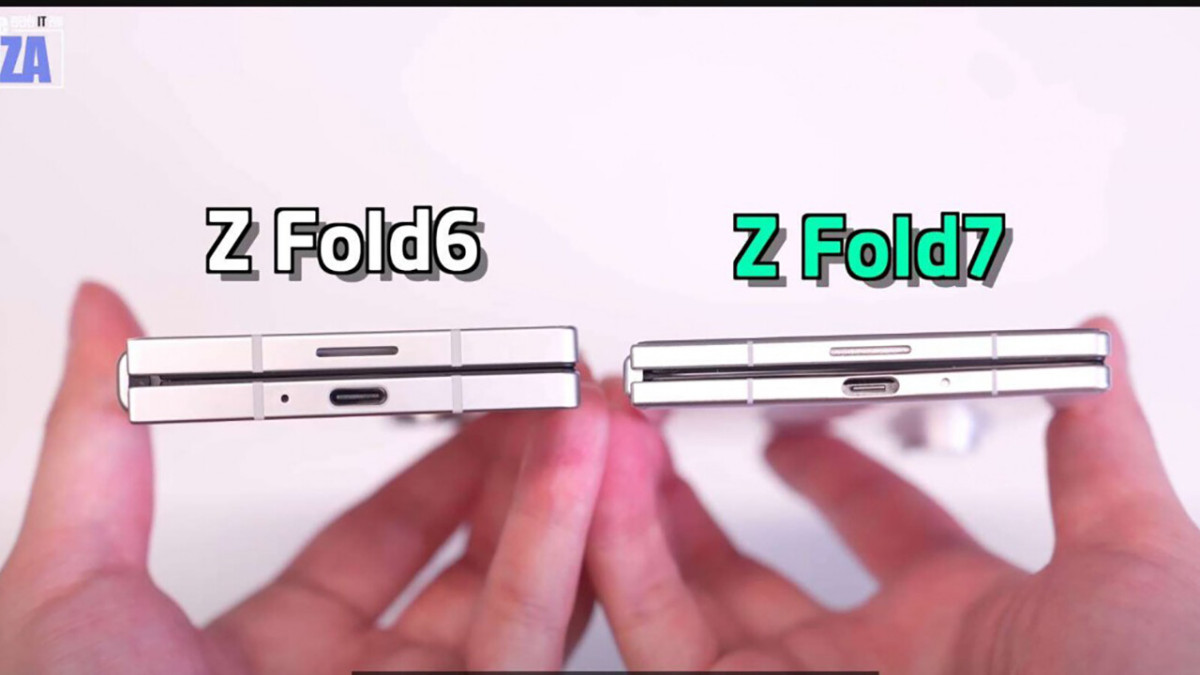 Ennyivel lesz karcsúbb a Galaxy Z Fold7 a Fold6-hoz képest